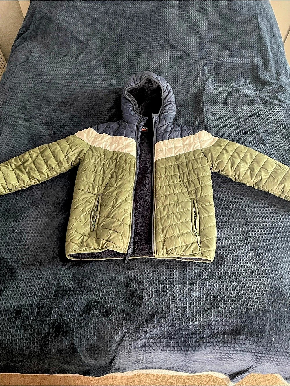 PLACE Color Block Puffer Jacket Unisex XXL (16)